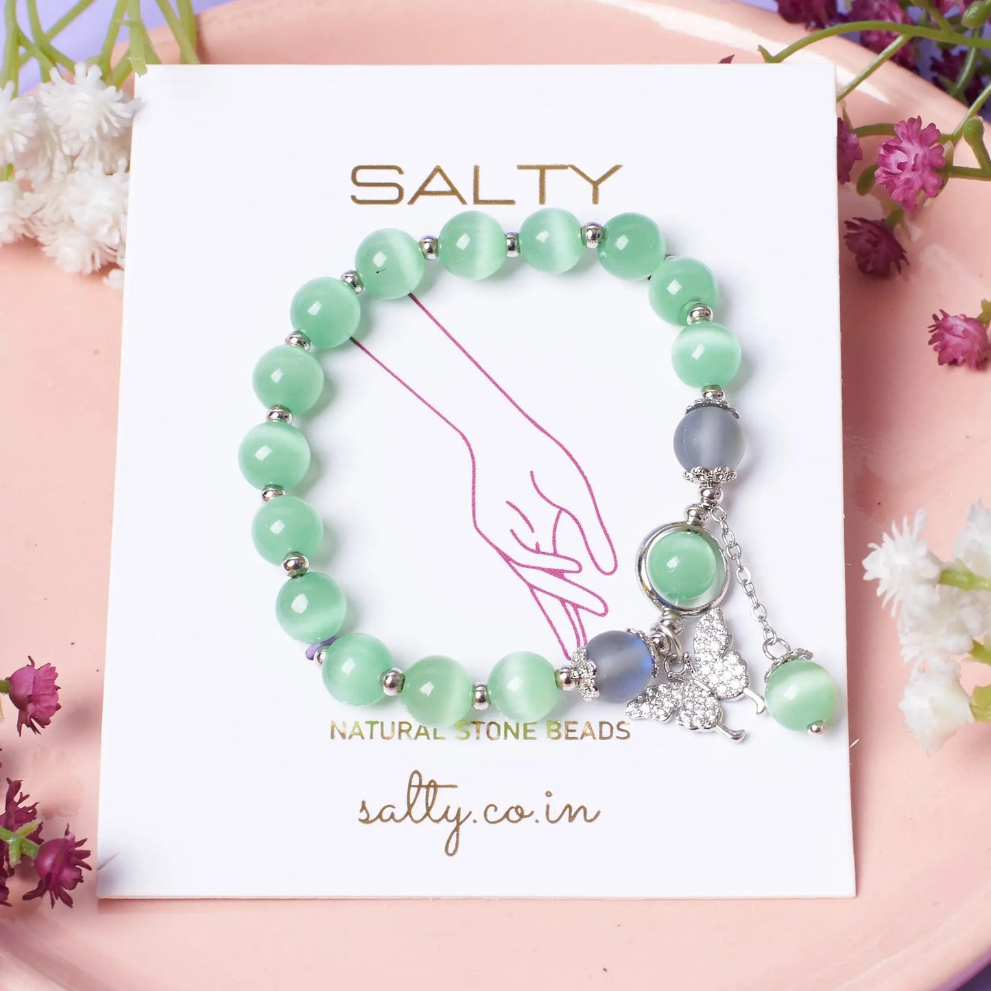 Celestial Butterfly Beaded Band | Salty