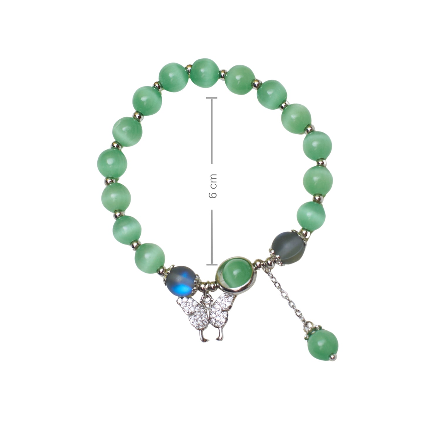 Celestial Butterfly Beaded Band Salty