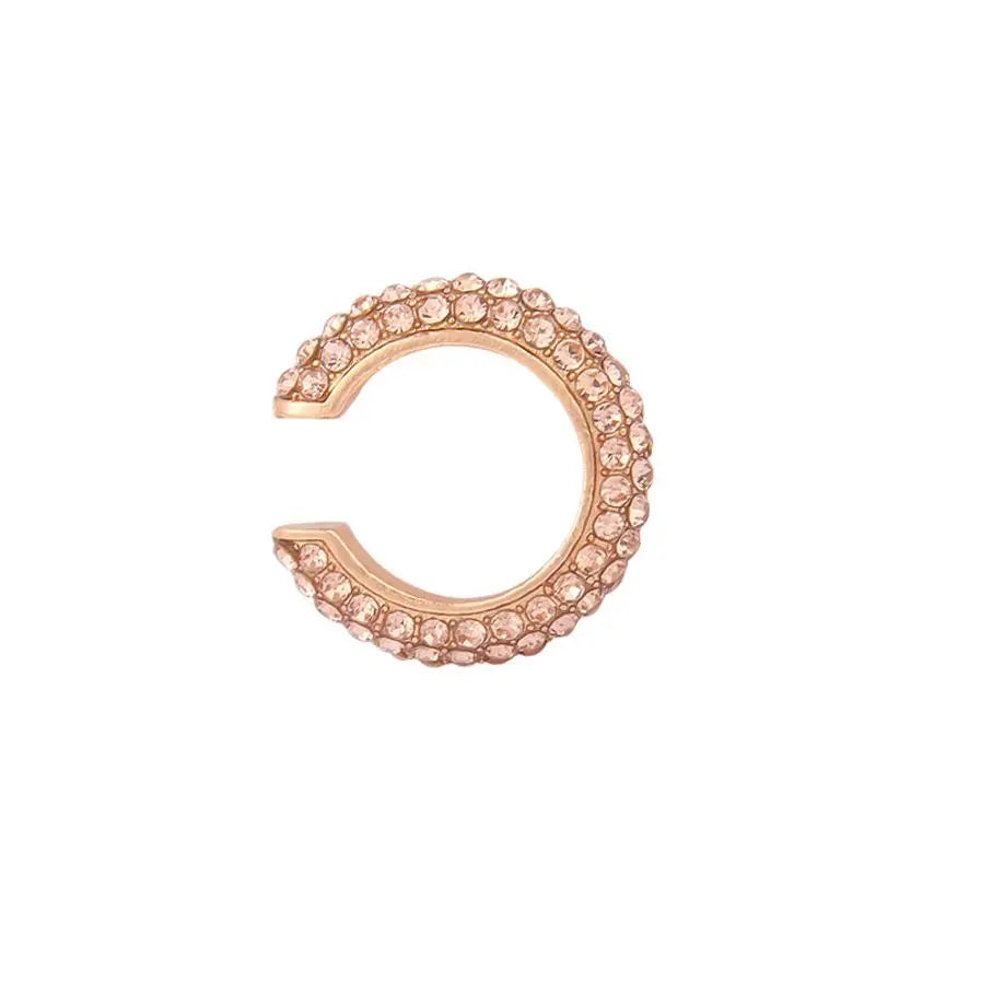 Champagne Diamond Cuffs Clip on Earrings | Salty