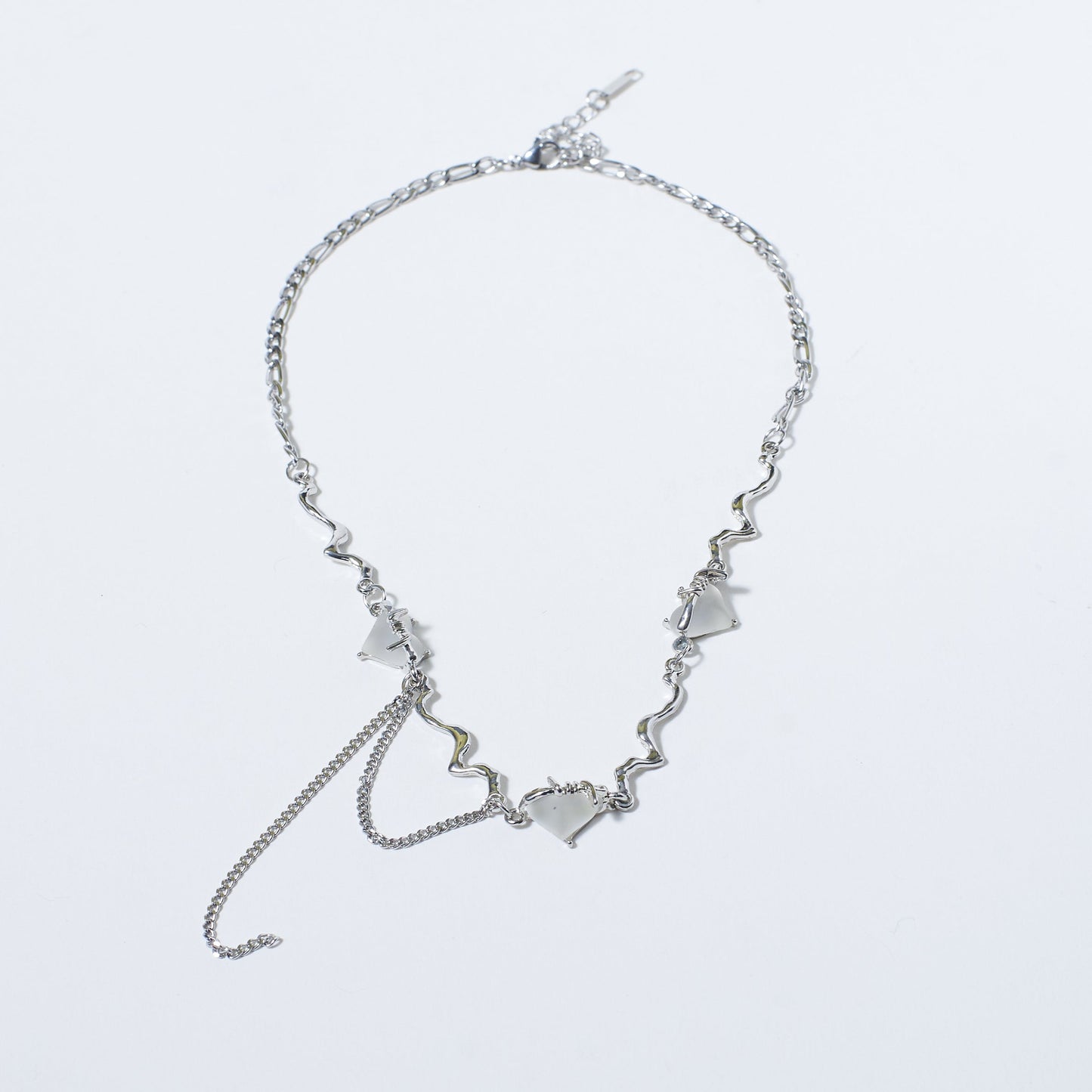 Charmed Princess Silver Necklace Salty
