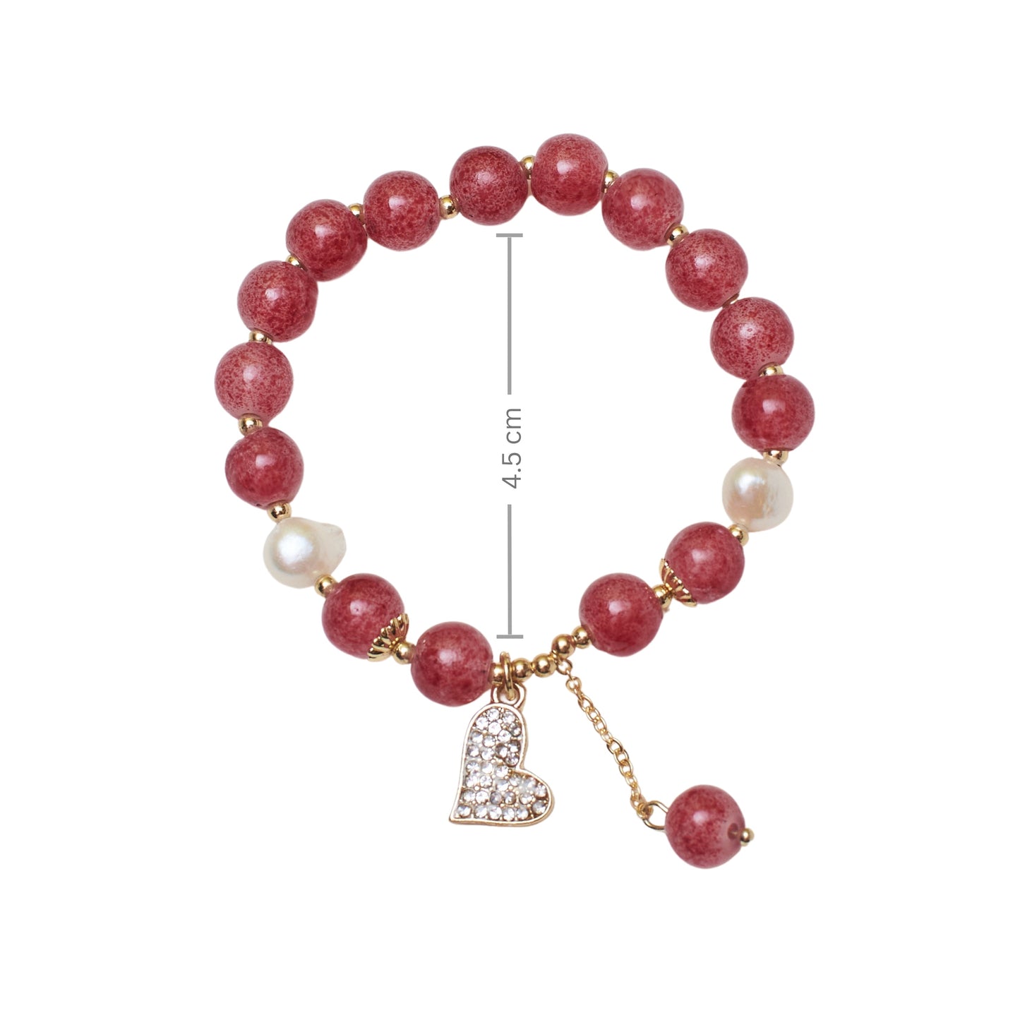 Cherry Quartz Beaded Band Salty