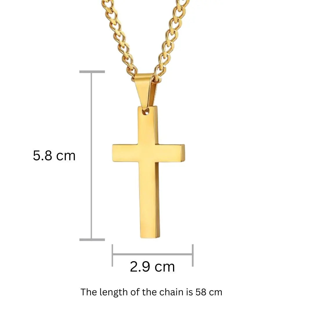 Christ's Crucifix Gold Chain | Salty