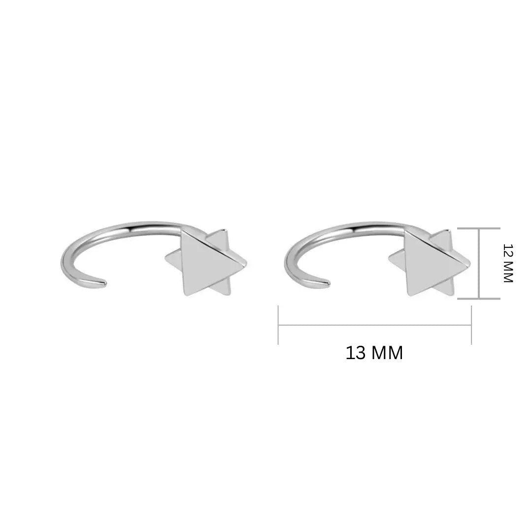 Classic Half Hoop Earrings | Salty