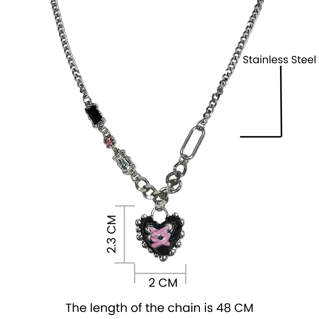 Contemporary Love Link Necklace | Salty