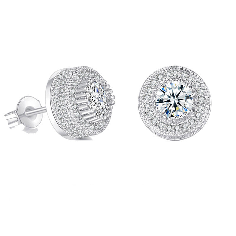 Diamond Silver Tidbit Earrings | Salty