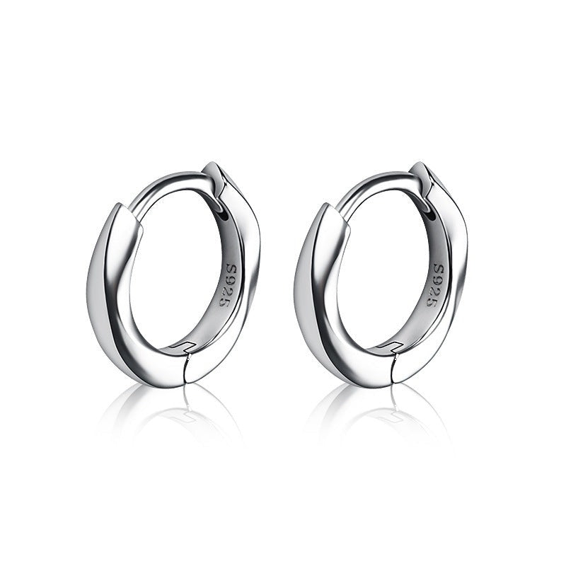 Rock On Silver Hoops | Salty