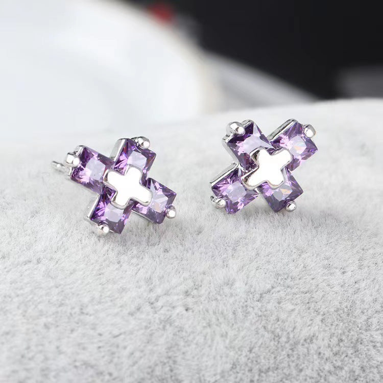 Modern Faith Lilac Studs | Salty