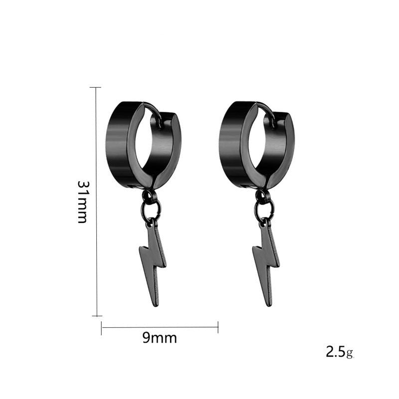 Thunderstorm Earrings - Black | Salty
