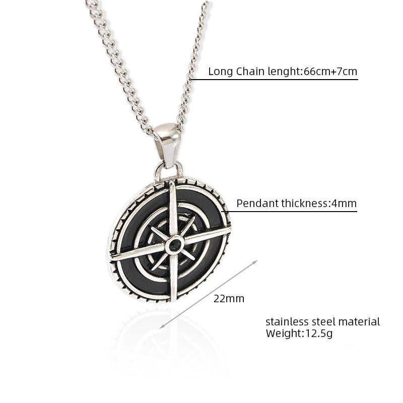 Mountain Hikers Compass Chain | Salty