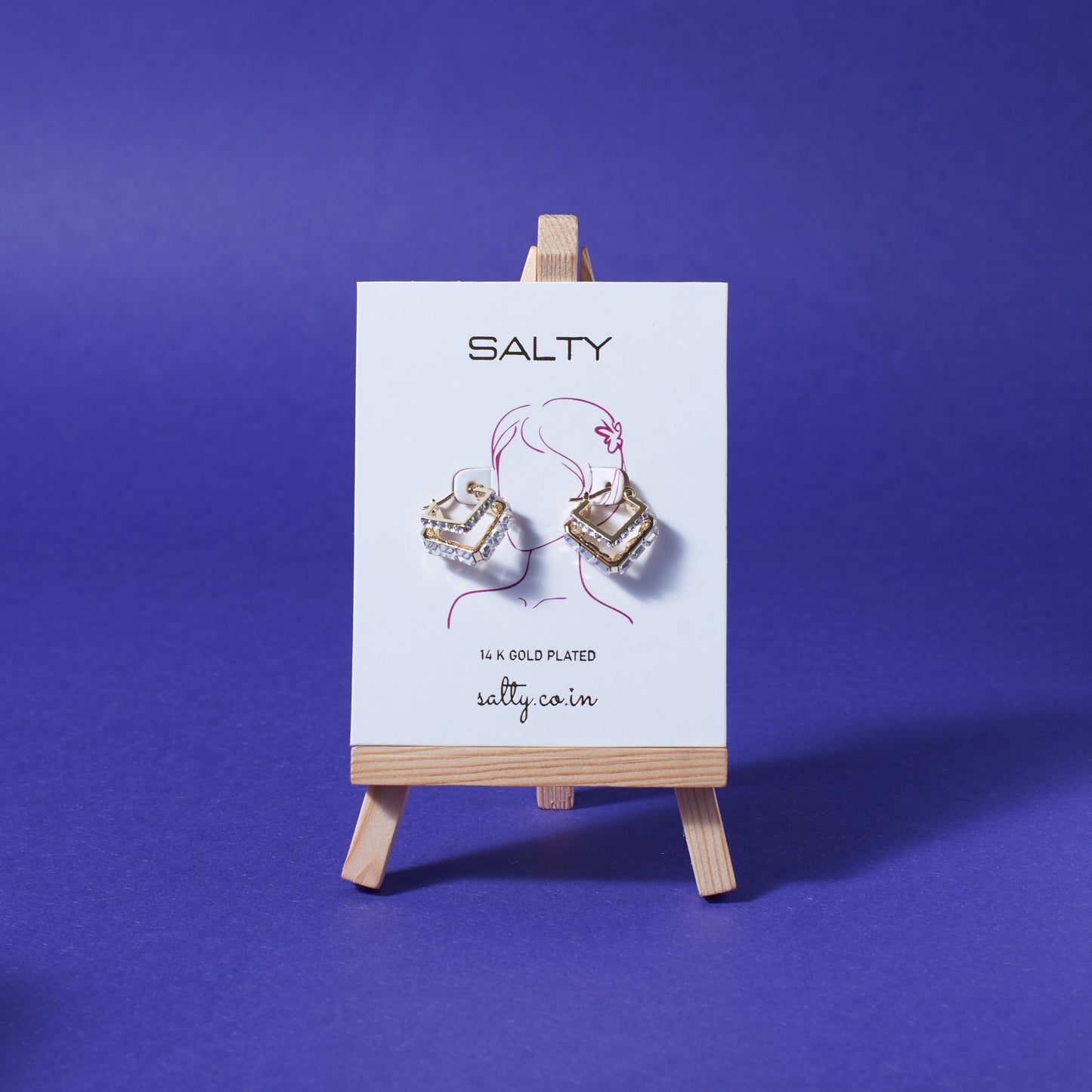 Cosmic Diamond Earrings Salty