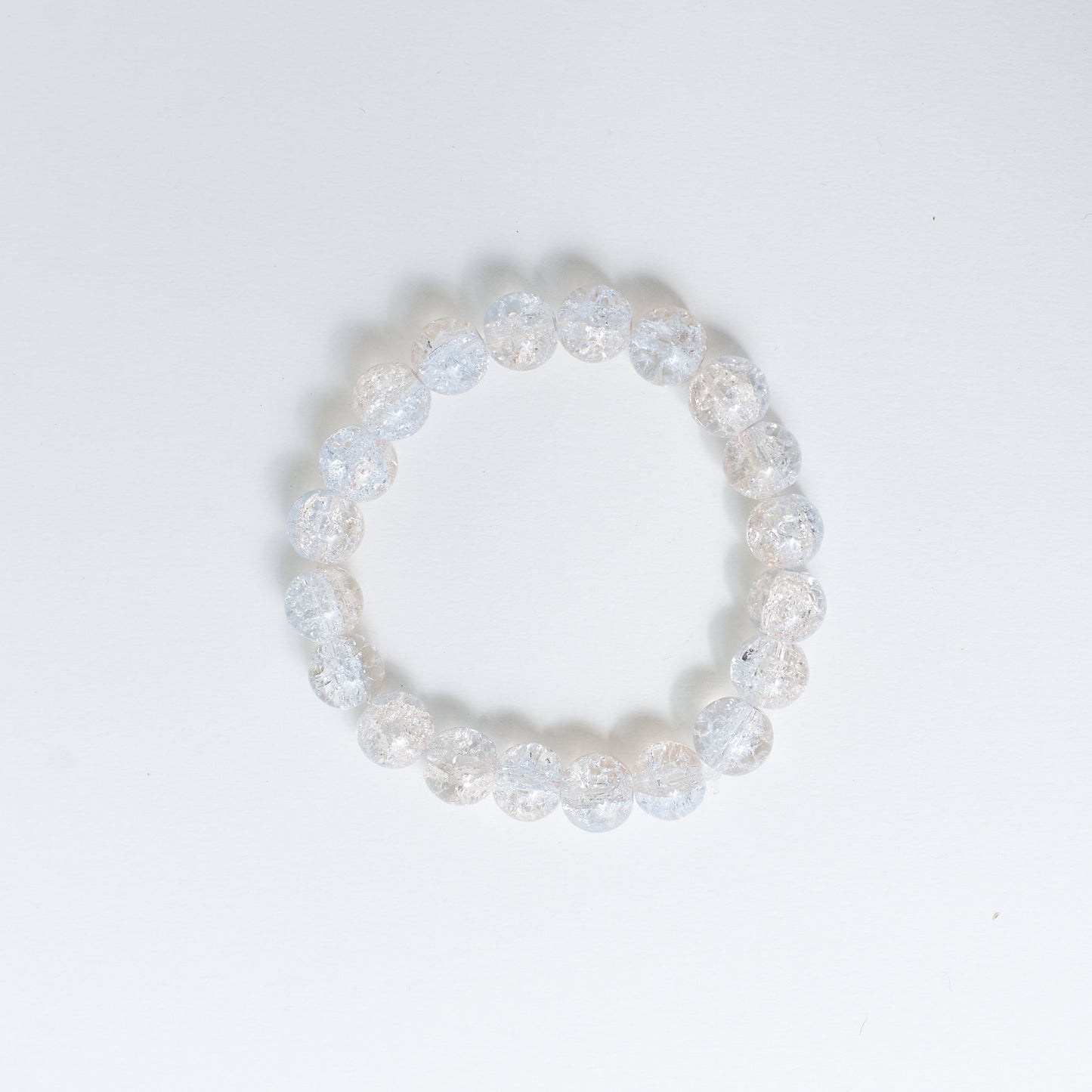 Crystal Clear Power Beaded Bracelet Salty