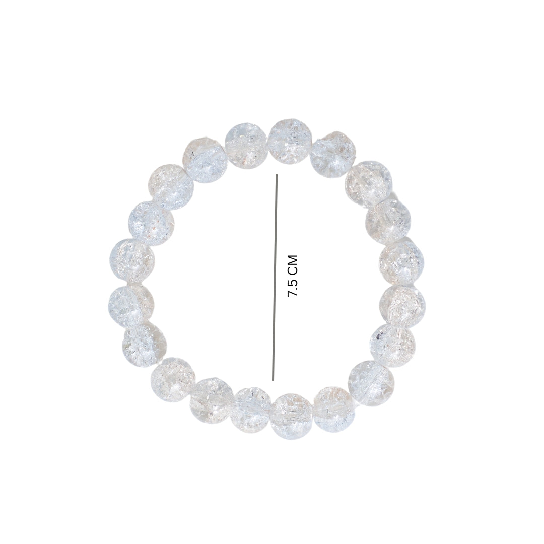 Crystal Clear Power Beaded Bracelet | Salty