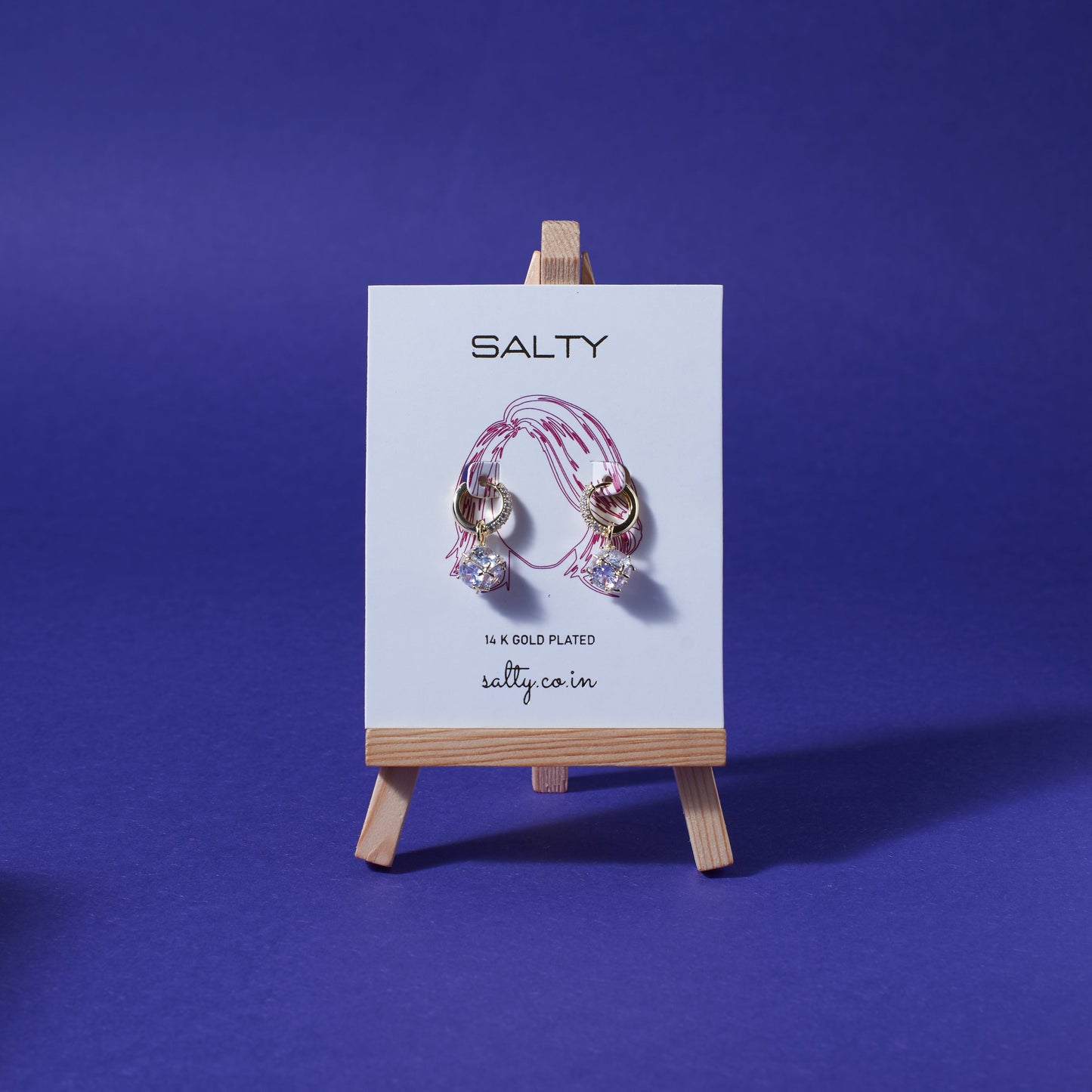 Crystal Fairy Tale Earrings Salty