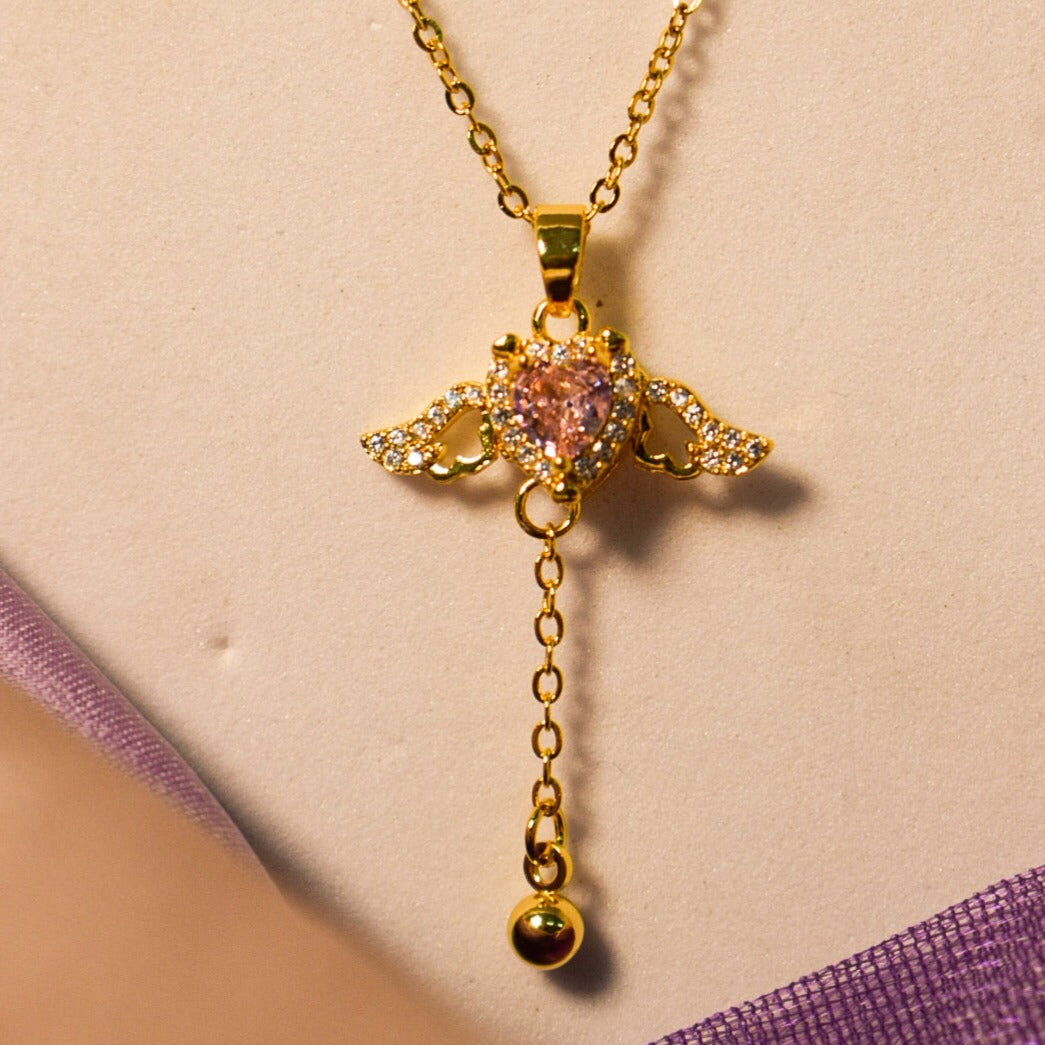 Angelic Heartwing Necklace Salty