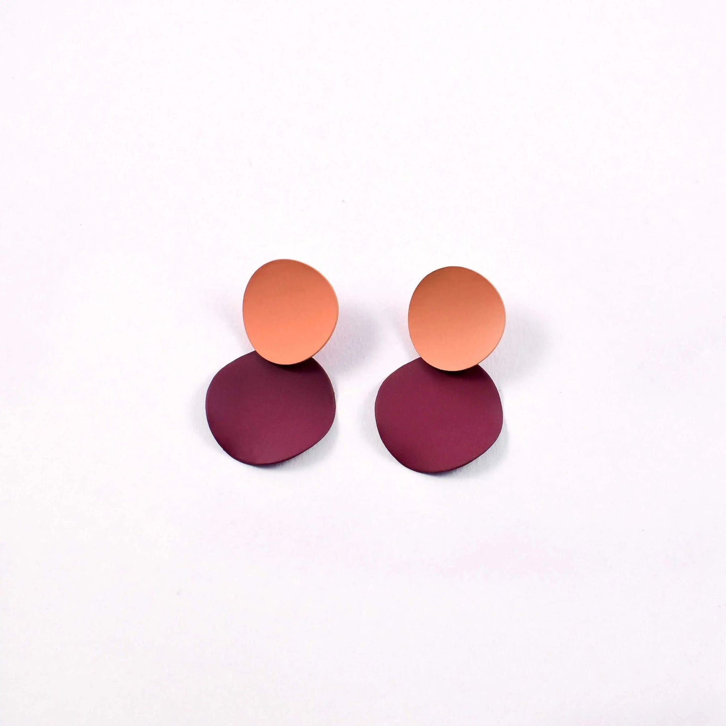 Tortoiseshell Round Geometric Drop Earrings