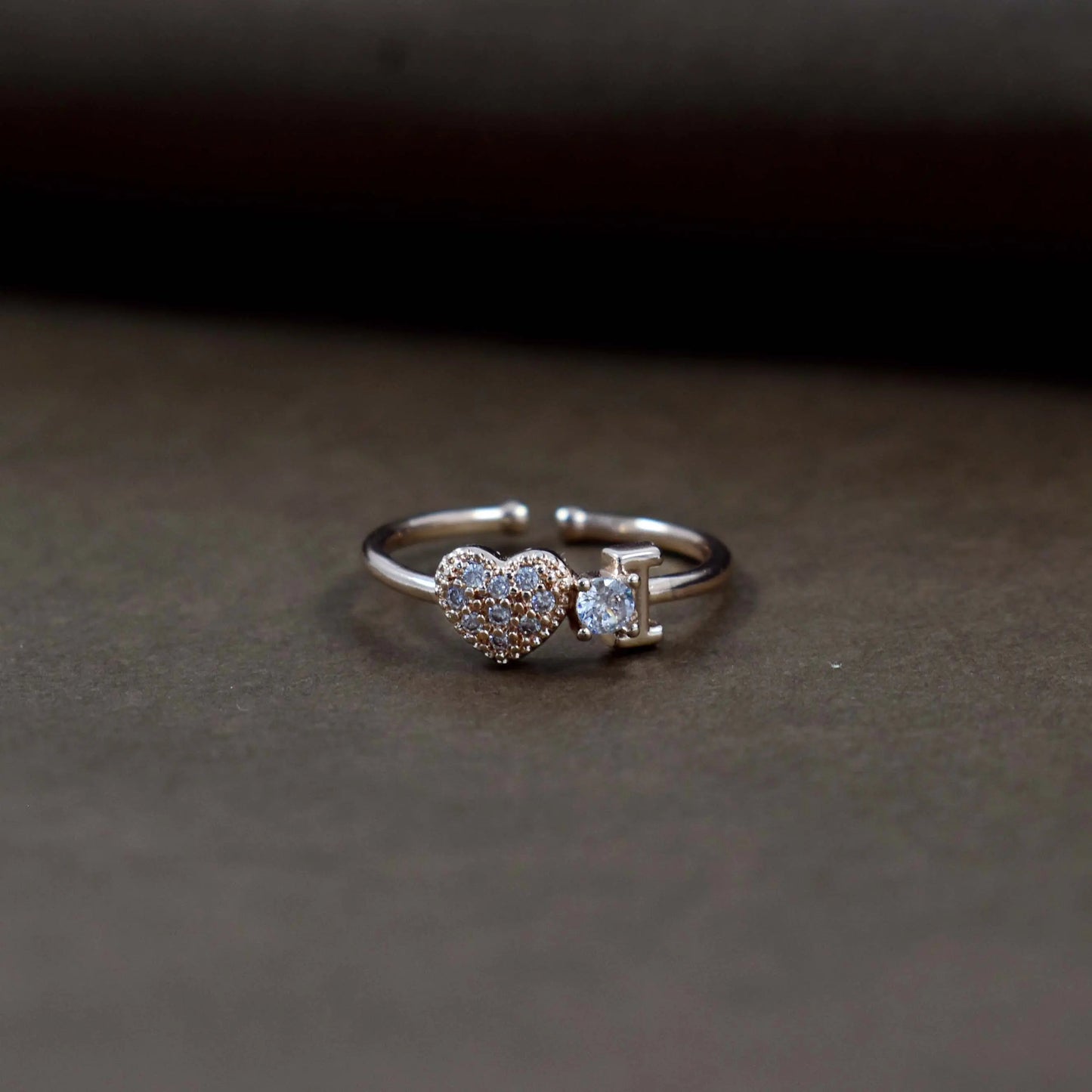 I love you rose-gold ring