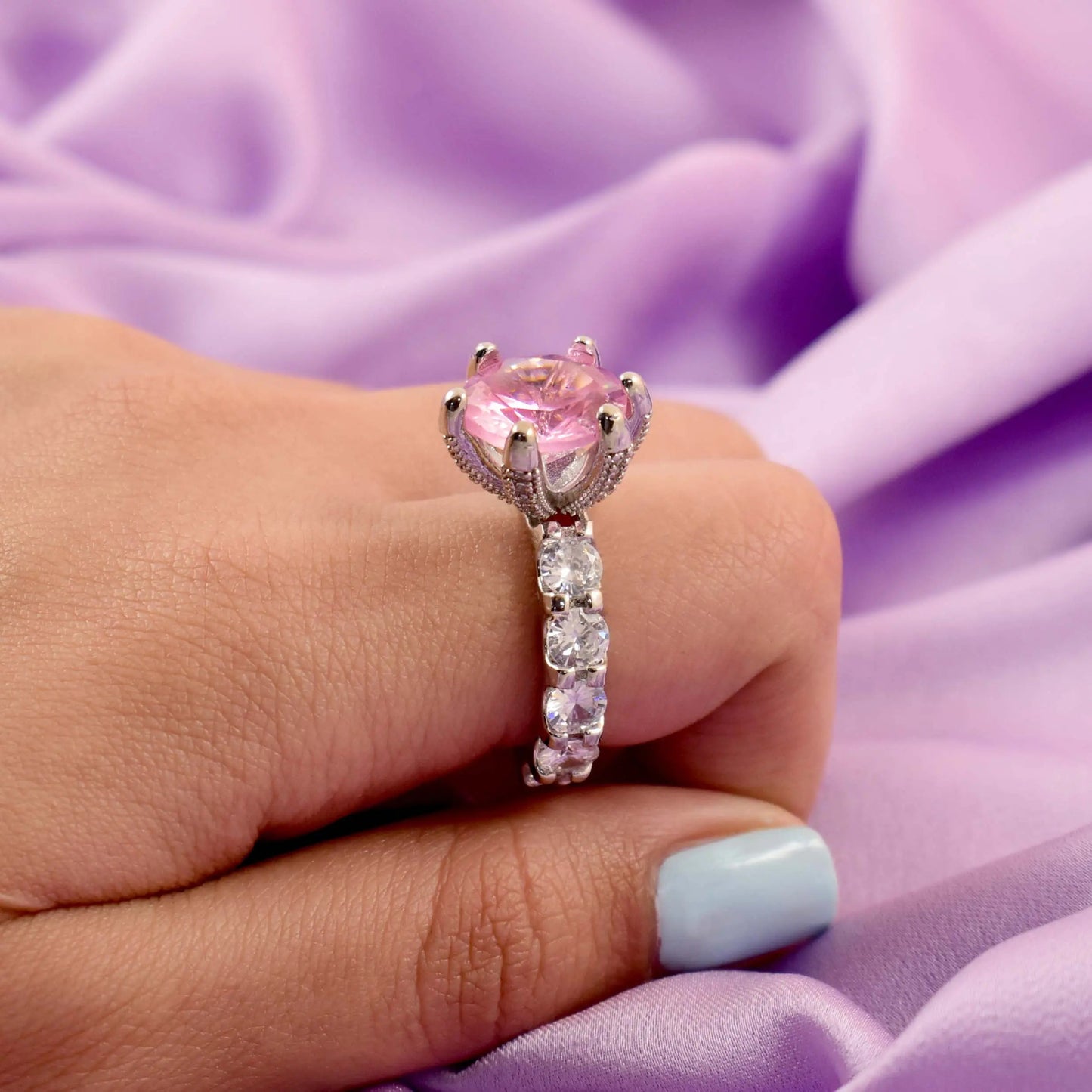 Pink Cocktail Ring
