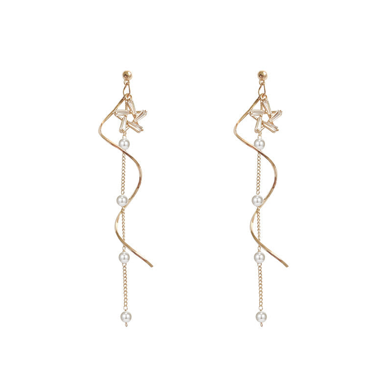 Daylight Tassel Bling Earrings