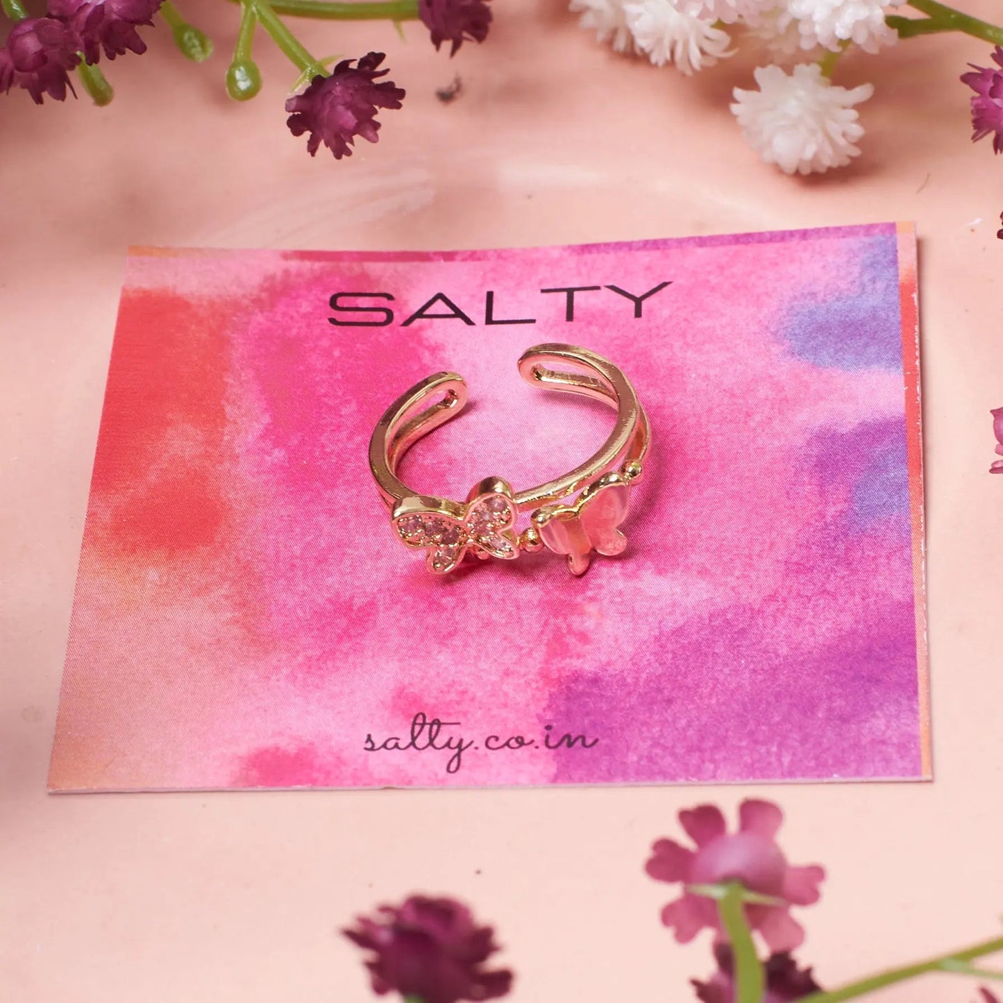 Dazzling Diva Butterfly Ring | Salty