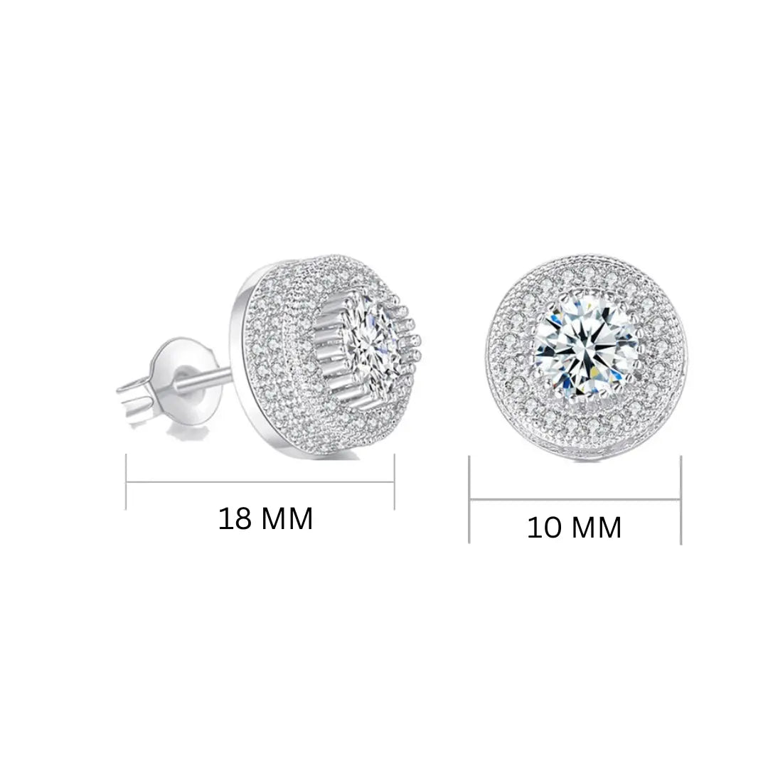 Diamond Silver Tidbit Earrings | Salty