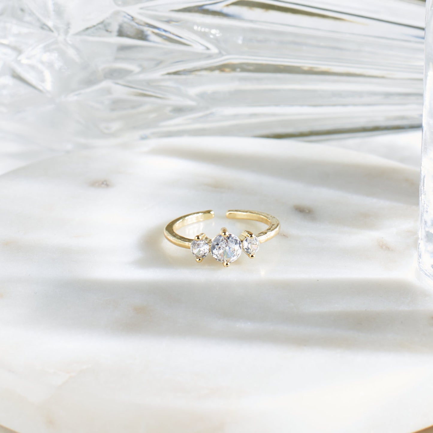 Diamond Knots Golden Ring Salty