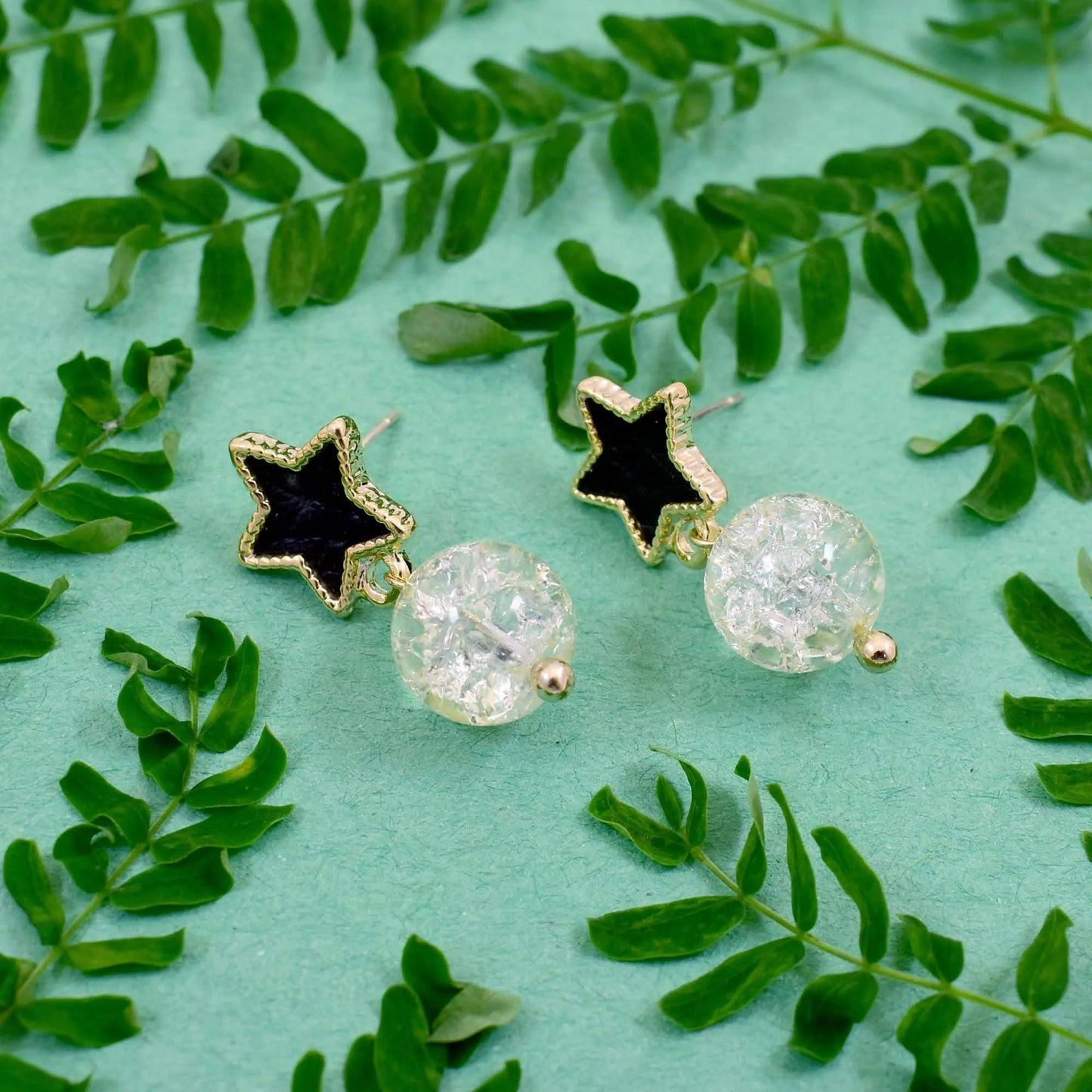 Disco Ball Star Earrings