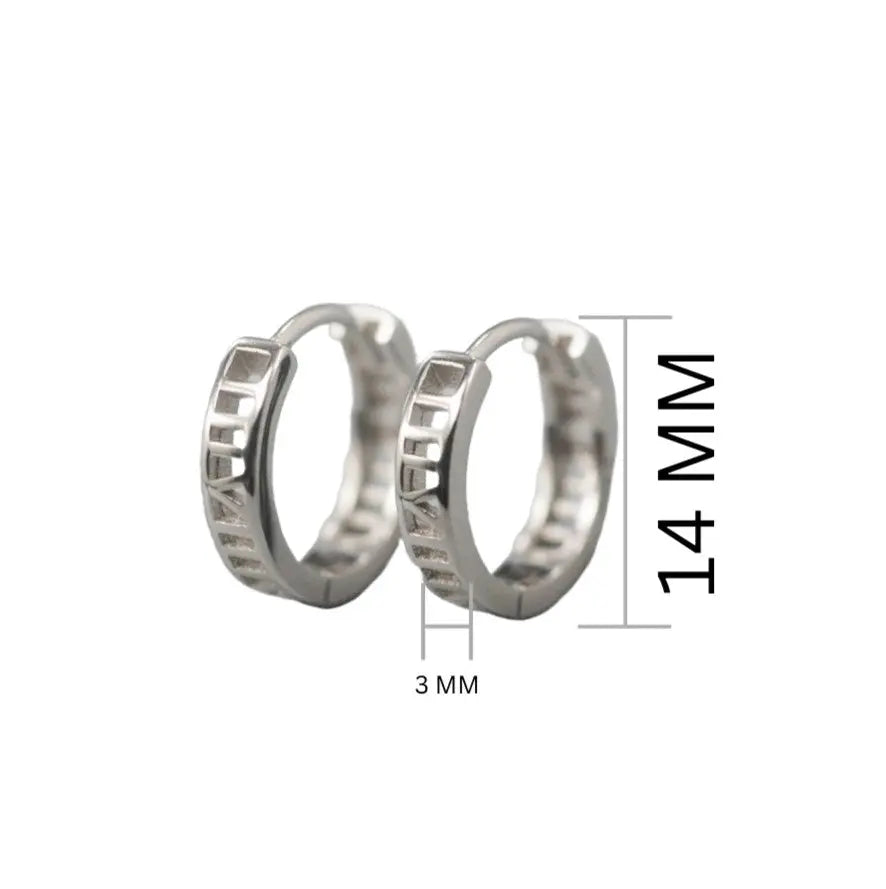 Drake Silver Hoops | Salty