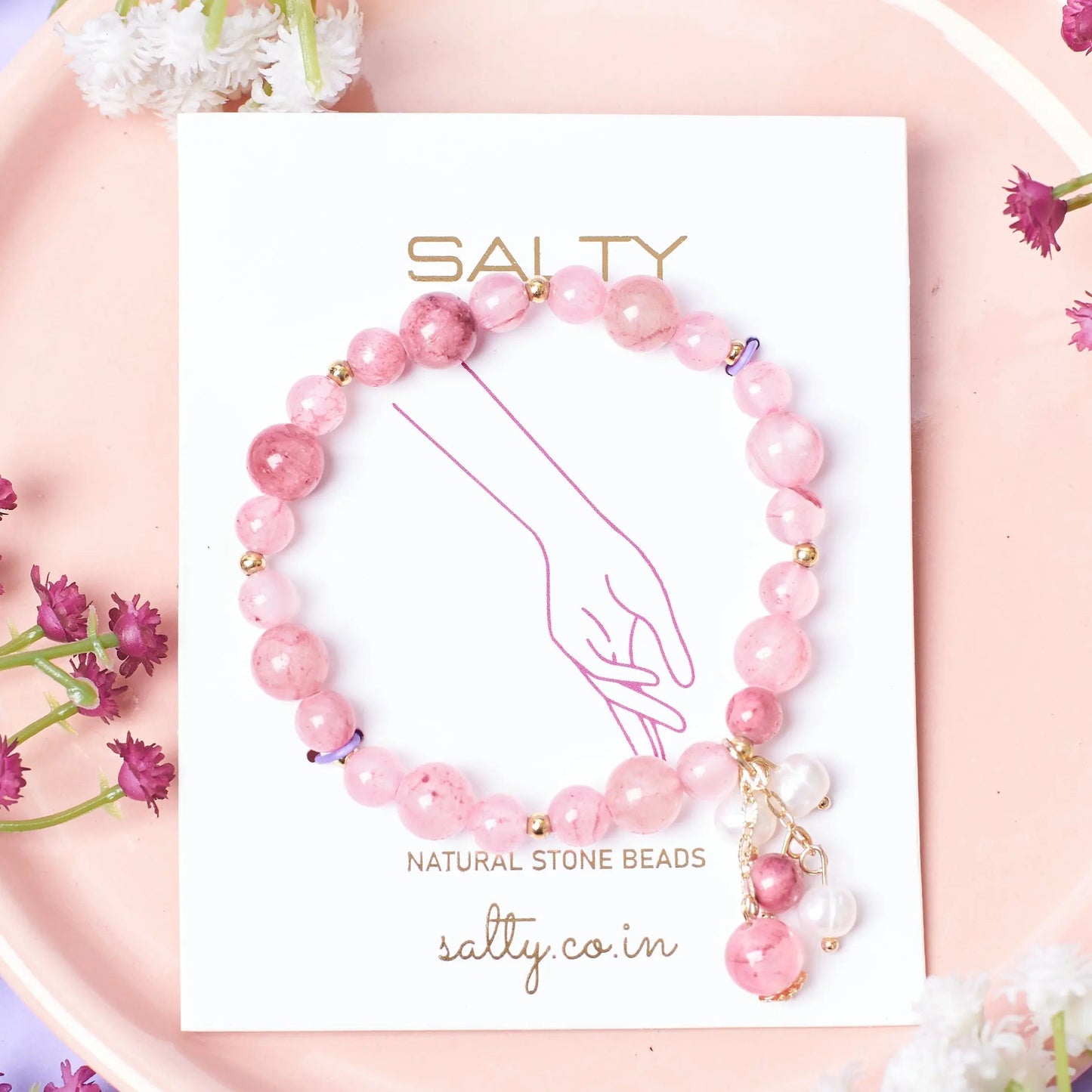 Dreamy Bold Natural Stone Band | Salty
