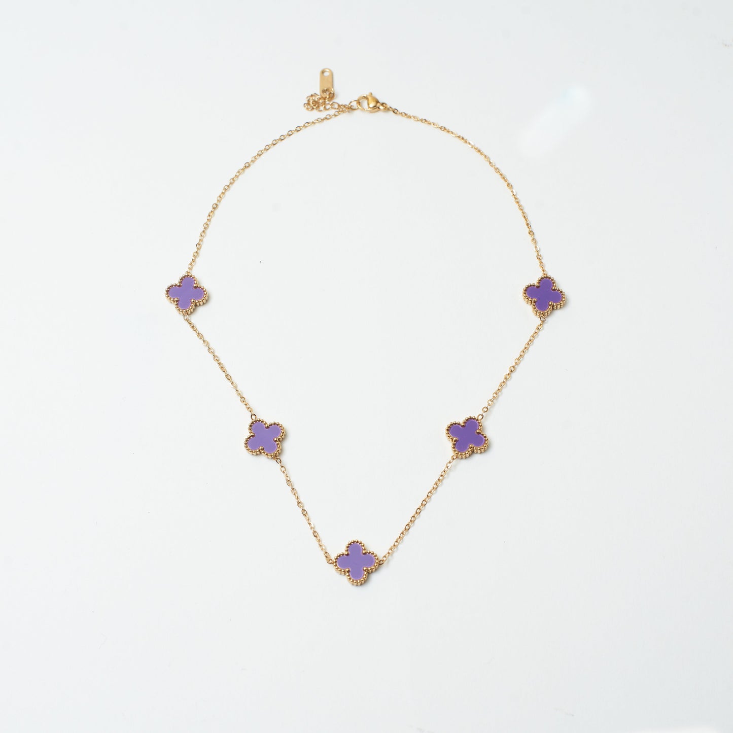 Dreamy Clover Necklace Salty