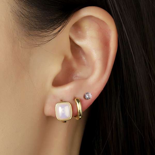 Set of 3 Keshi Pearl Earrings