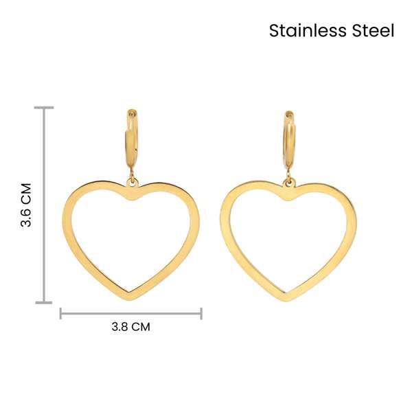 Euphoric Heart Gold Earring