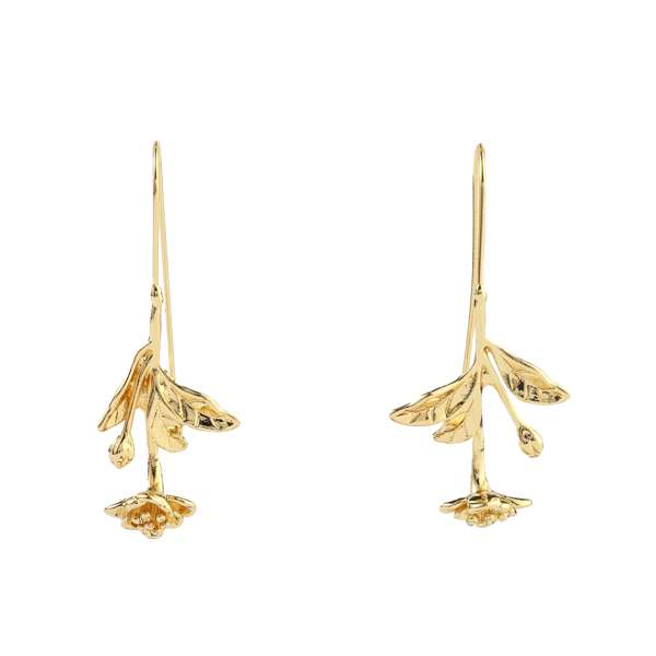 Rose Beast Gold Earring