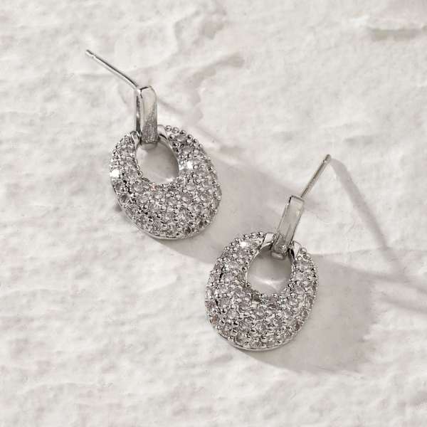 Gail Silver Studded Earring