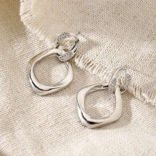 Danyi Silver Looped In Earring