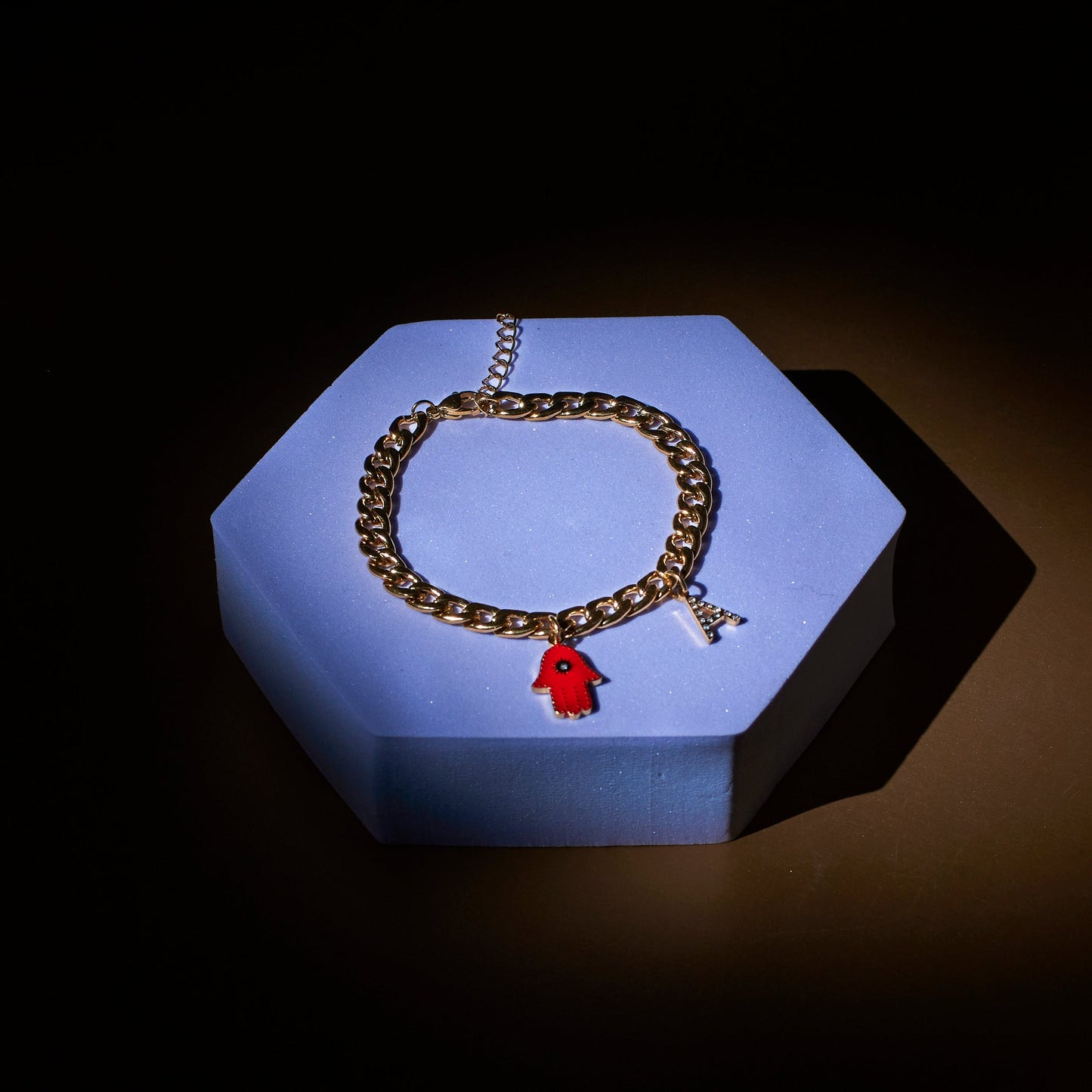 18K Gold Plated Evil Eye Personalized Bracelet Salty