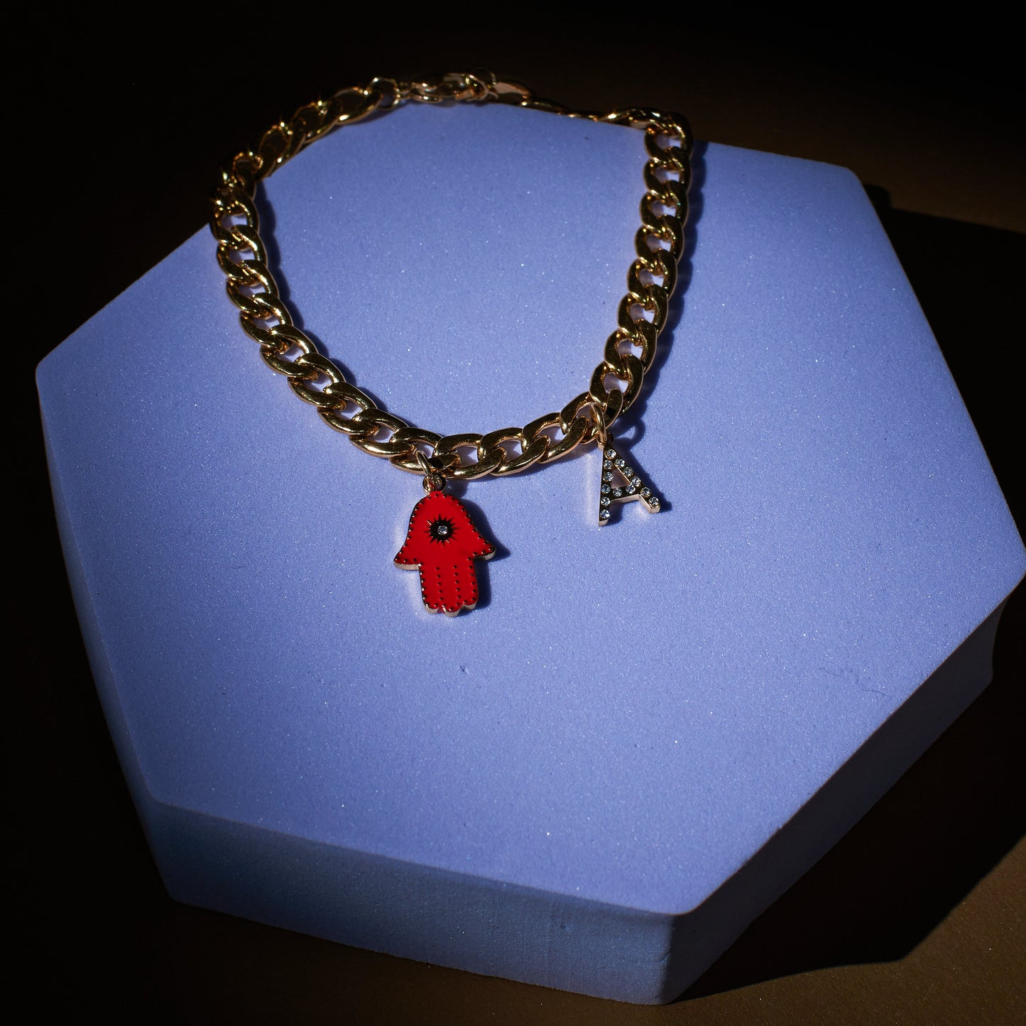 18K Gold Plated Evil Eye Personalized Bracelet Salty