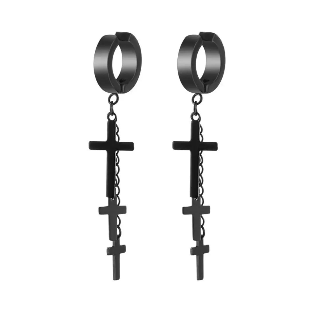 Ear Cuffs Non Piercing Black Earrings | Salty