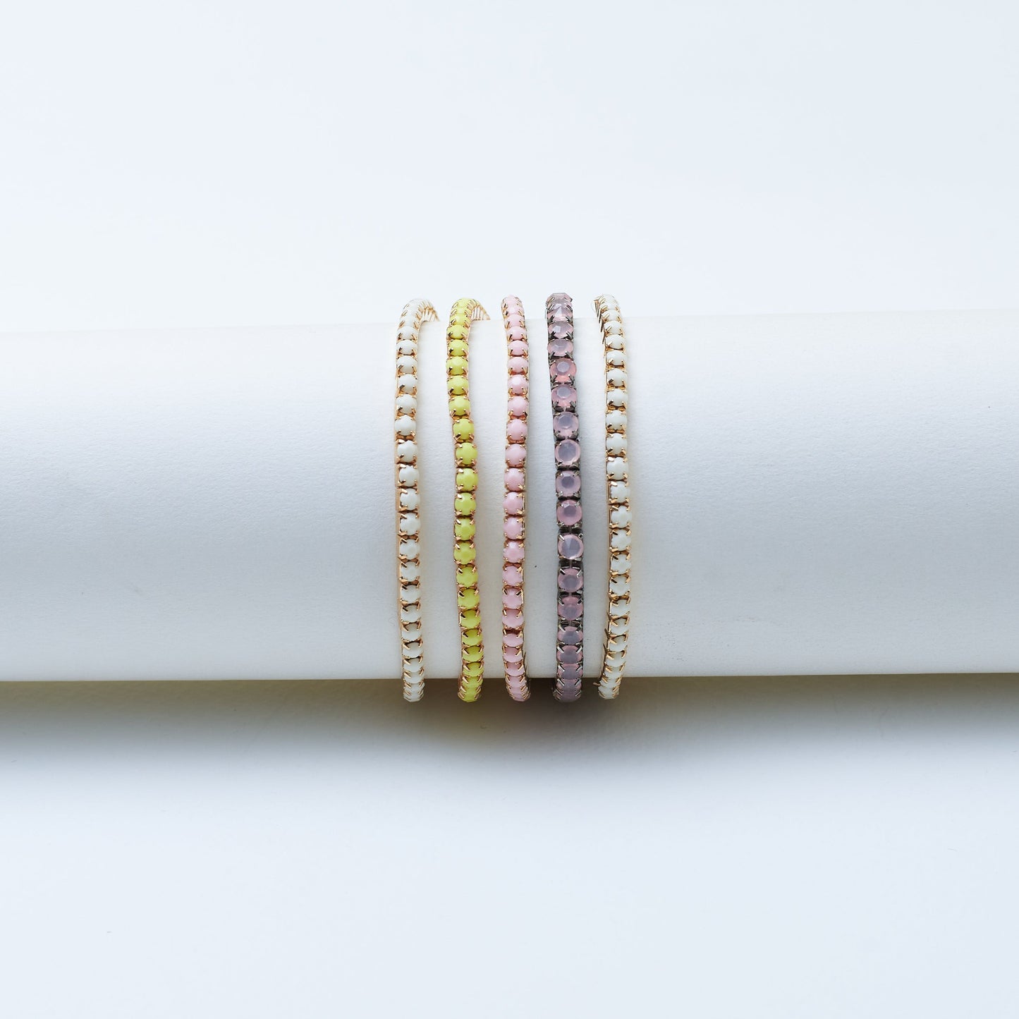Effortless Everyday Stackable Bands (Set of 5) Salty