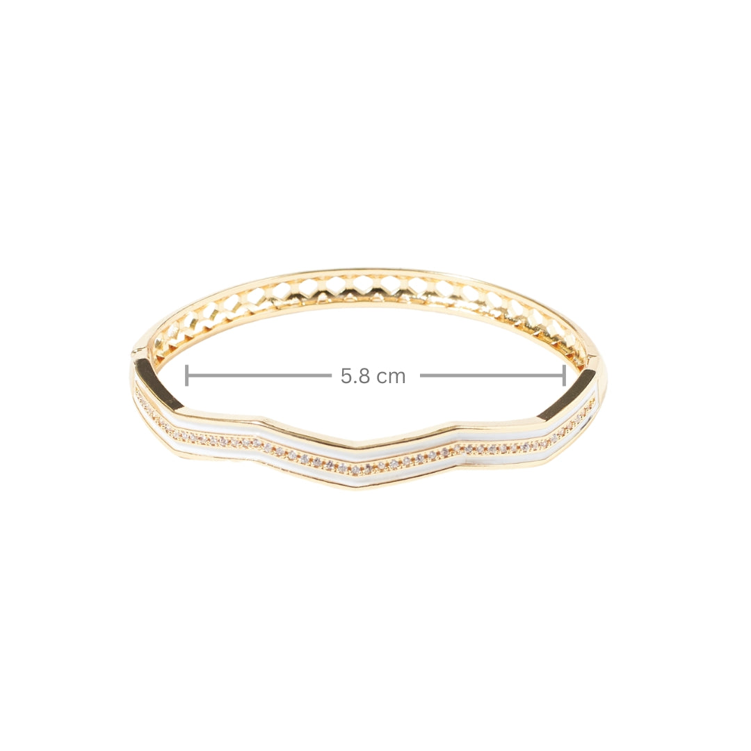 Elegant Enamel Cuff Salty