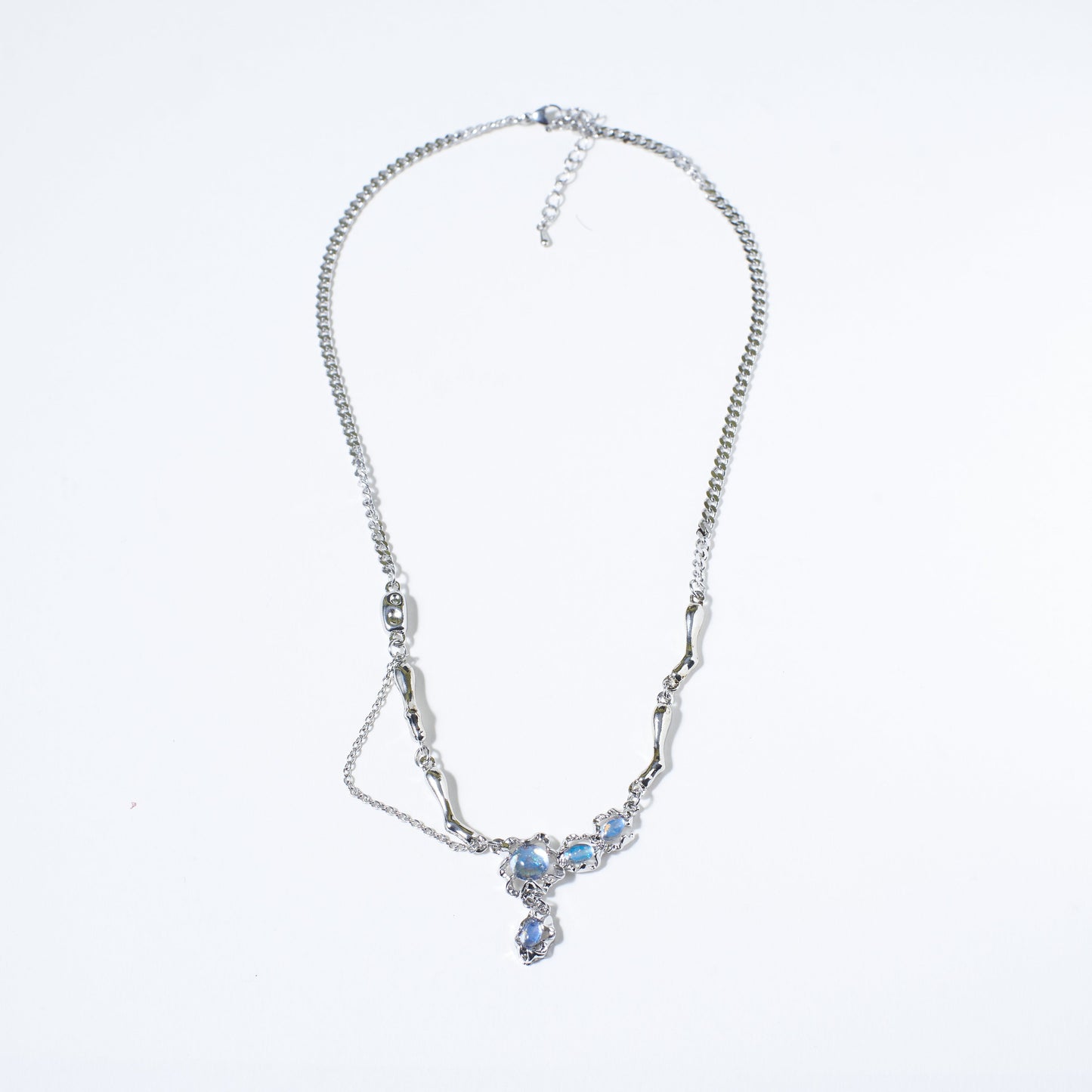 Elite Adorn Silver Necklace Salty Alpha