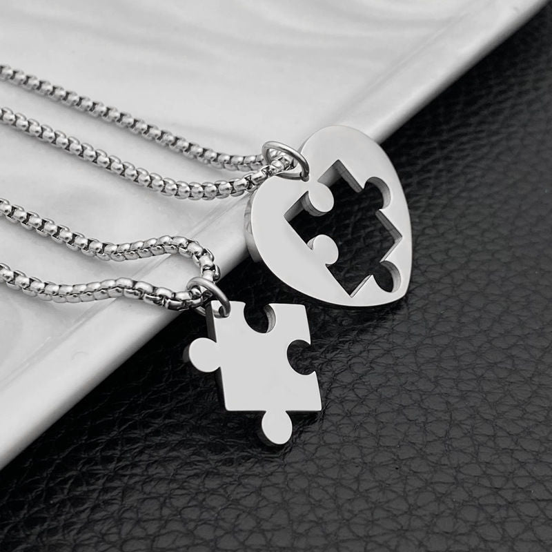 Enigmatic Connections Necklace for Couples (2 Necklaces) Salty