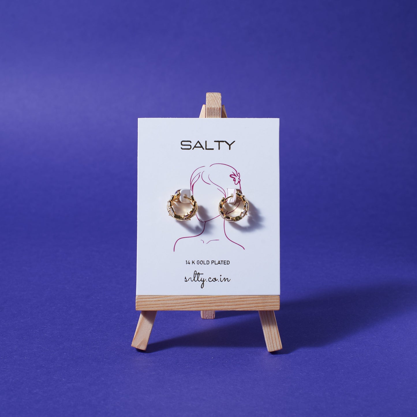 Etoile Crystal Earrings Salty