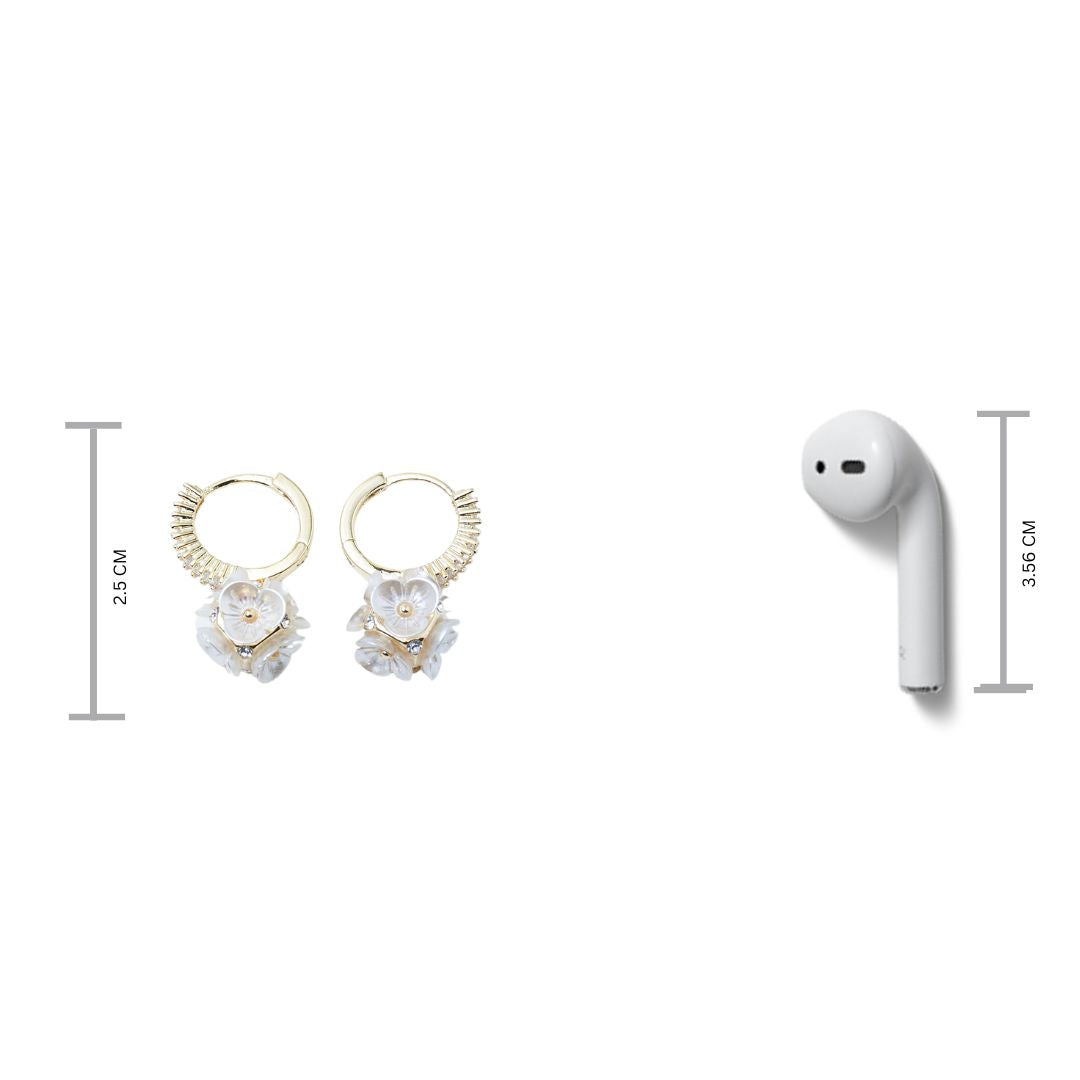 Facet Drop Earrings Salty