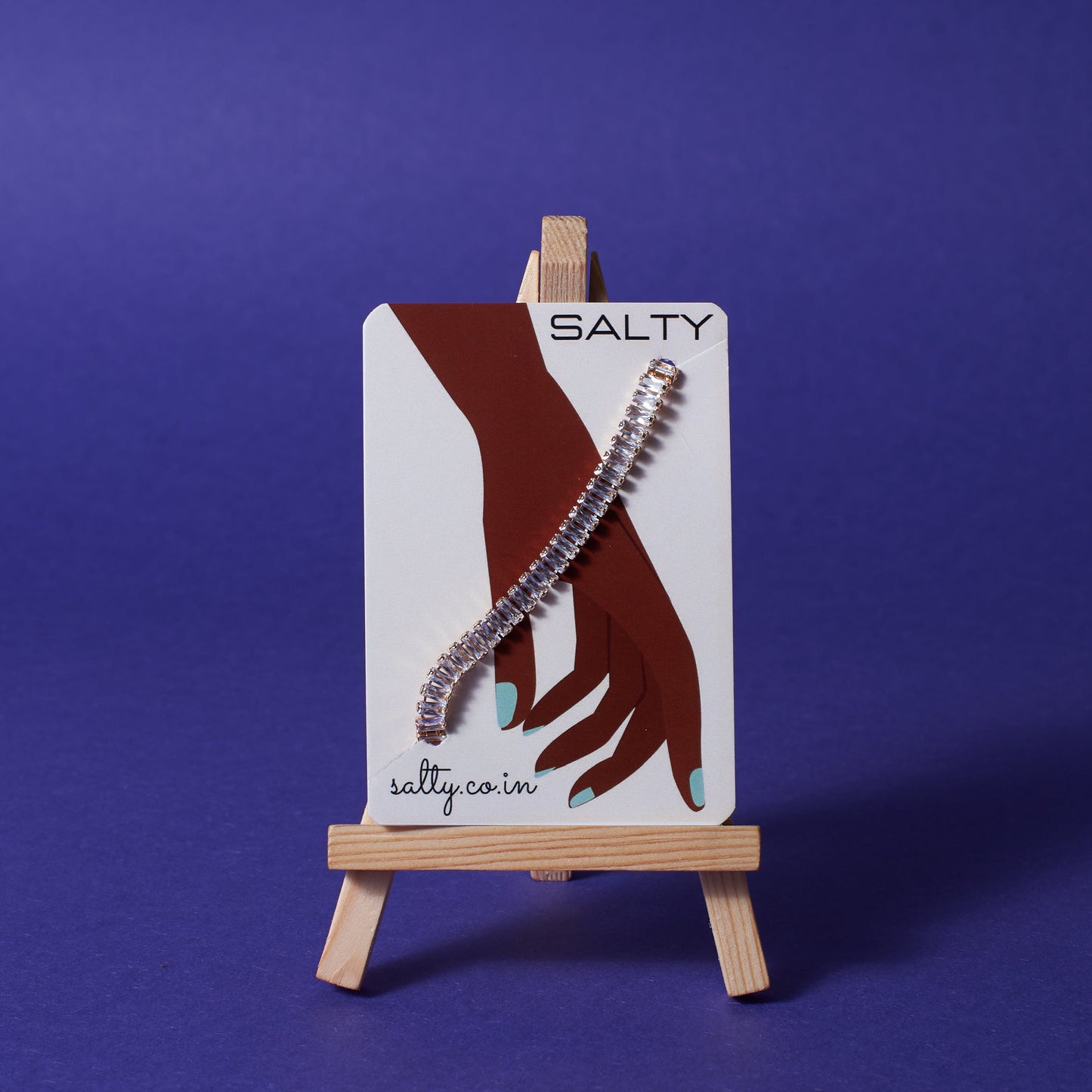 Glimmer Diamond Tennis Bracelet Salty