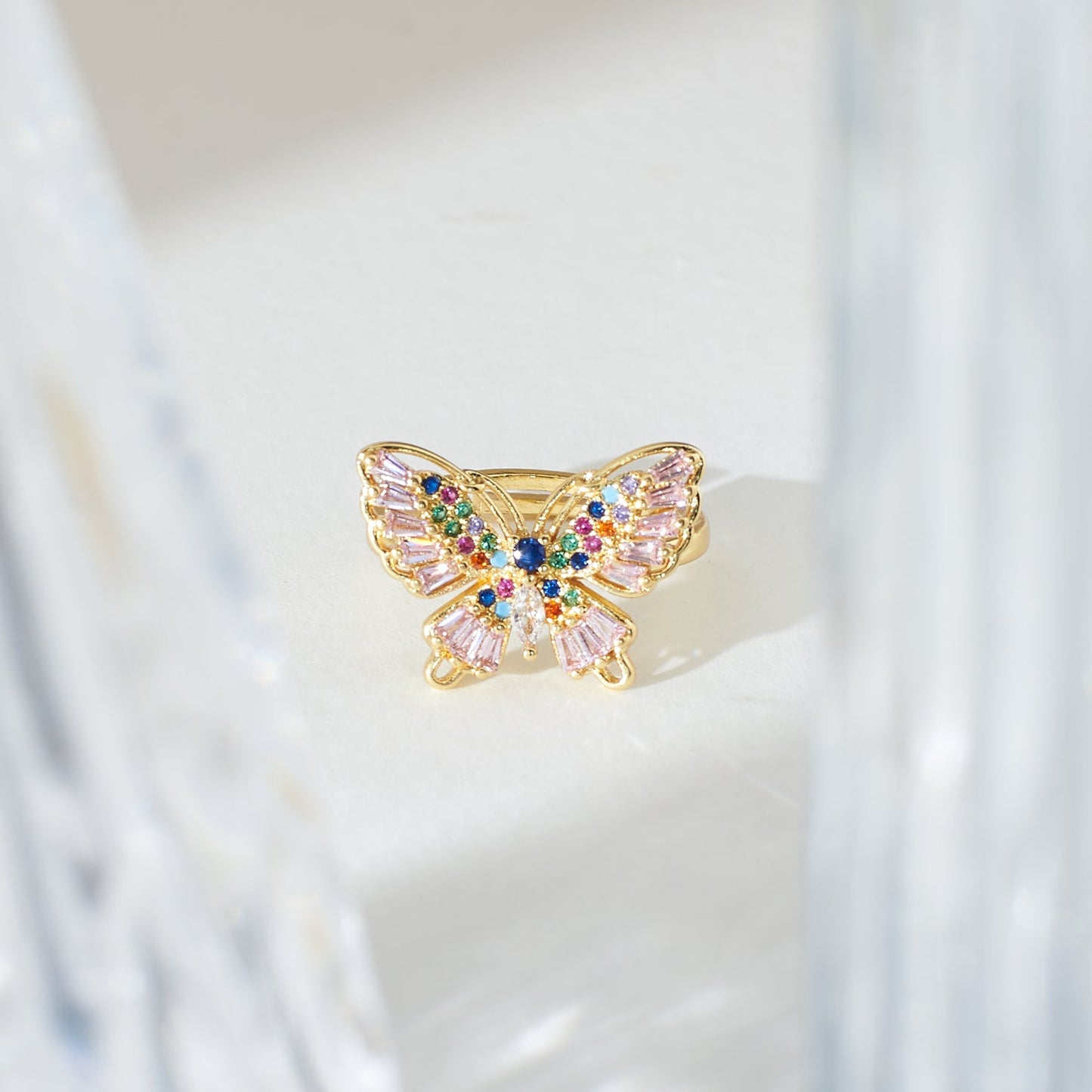 Good Fortune Butterfly Ring Salty