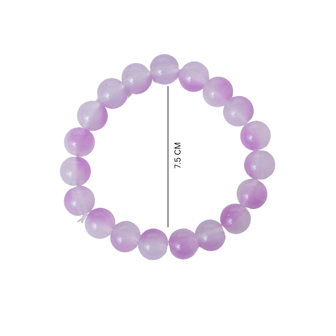 Gorgeous Violet Beaded Bracelet | Salty