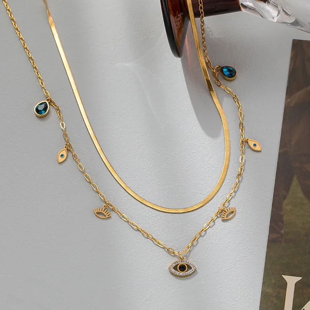 Layered Benevolent Glare Necklace Salty