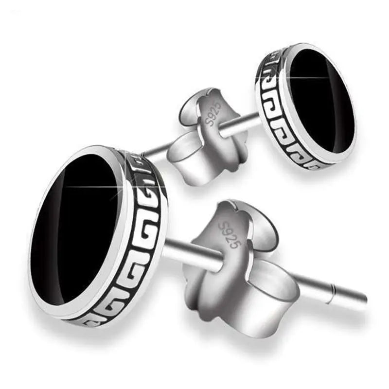 Black Simple Studs