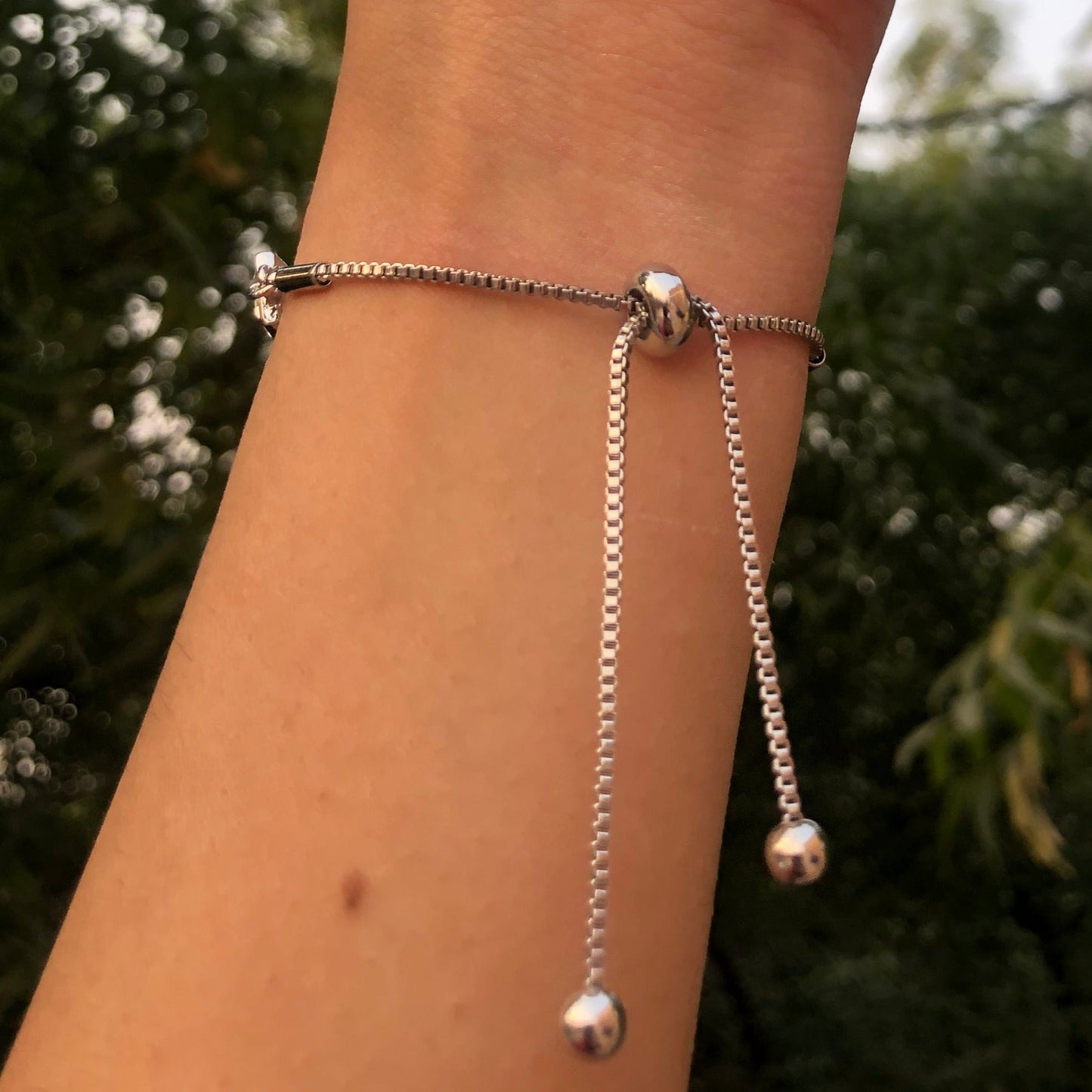 Clear Glass Crystal Bracelet