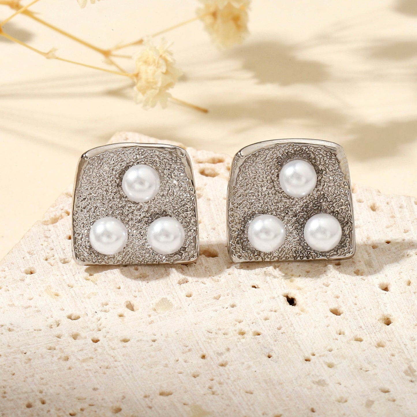 Mystic Moonbeam Earrings - Silver
